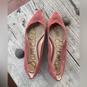 Sam Edelman Women's Riza Rose Suede Loafers 9.5